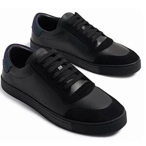 New Authentic Burberry Men's Black Low-Top Sneakers